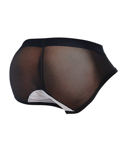 Male Basics Mob Maitre D Brief, Bow & French Cuffs Black/white by Malebasics Corp