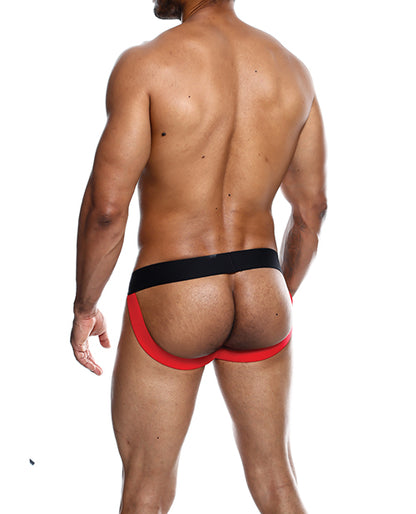 Male Basics Neon Jockstrap Red