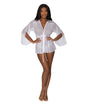 Modern Romance Flowing Short Robe