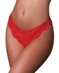 Sugar High Split Crotch Panty - Red L/XL by Magic Moments Int'l