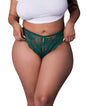 Evermore Split Crotch Panty - Emerald QN