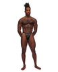 Fetish Jouster Nylon & Spandex Front Ring G-string Black by Comme Ci Comme Ca