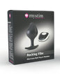 Mystim Rocking Force Silicone Buttplug Small - Black by Mystim Gmbh