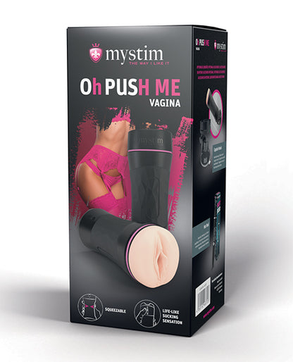 Mystim Oh-Pushme Vagina - Black by Mystim Gmbh