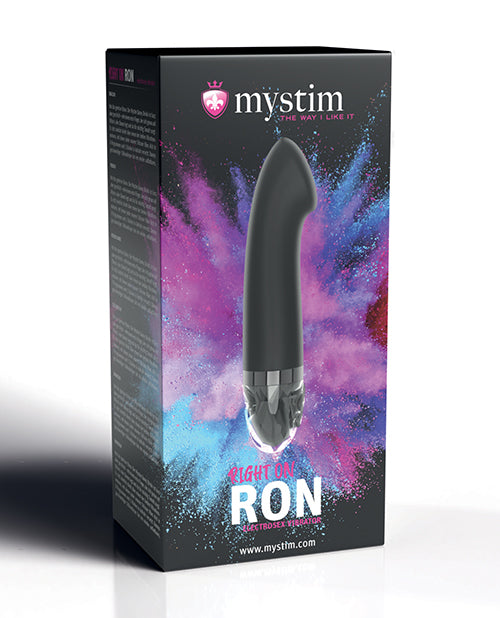 Mystim Right on Ron eStim G Vibrator - Black by Mystim Gmbh