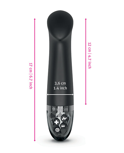 Mystim Right on Ron eStim G Vibrator - Black by Mystim Gmbh