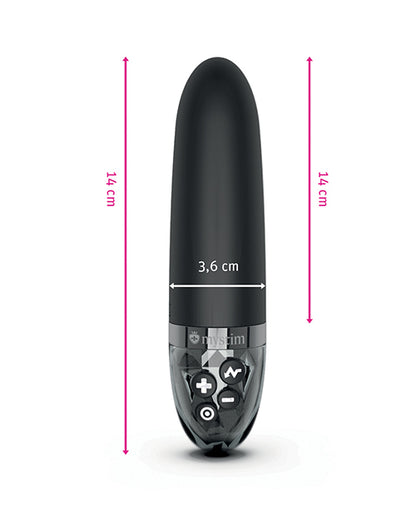 Mystim Sleak Freak eStim Straight Vibrator - Black by Mystim Gmbh