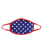 Neva Nude Murica Usa Blue Star Mask W/100% Cotton Liner Red by Neva Nude