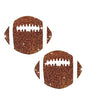 Neva Nude Football Glitter Pasties - Brown O/S