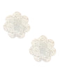 Neva Nude Lace Petal Flower Pasties - O/s