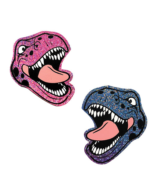 Neva Nude Black Light Dinosaur Pasties - O/s by Neva Nude