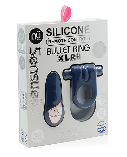 Sensuelle Silicone Remote Control Xlr8 Turbo Boost Cock Ring by Novel Creations Usa INC