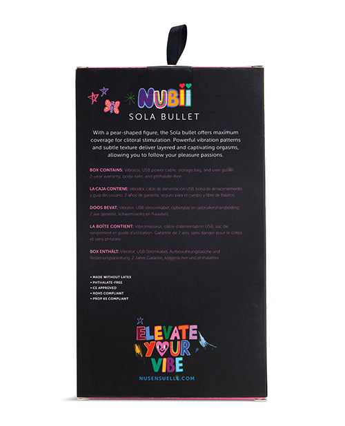 Nu Sensuelle Sola Nubii Flexible Bullet by Novel Creations Usa INC