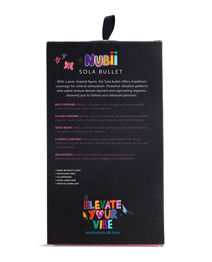 Nu Sensuelle Sola Nubii Flexible Bullet by Novel Creations Usa INC