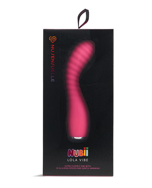 Nu Sensuelle Lola Nubii Flexible Warming Vibe by Novel Creations Usa INC