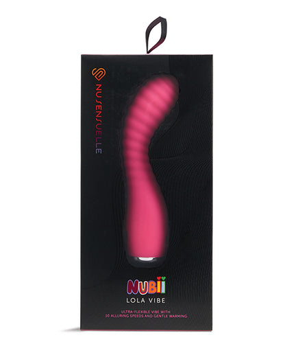Nu Sensuelle Lola Nubii Flexible Warming Vibe by Novel Creations Usa INC
