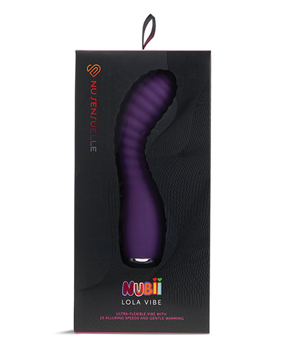 Nu Sensuelle Lola Nubii Flexible Warming Vibe by Novel Creations Usa INC