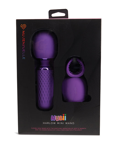 Nu Sensuelle Harlow Mini Wand w/Masturbator Attachment