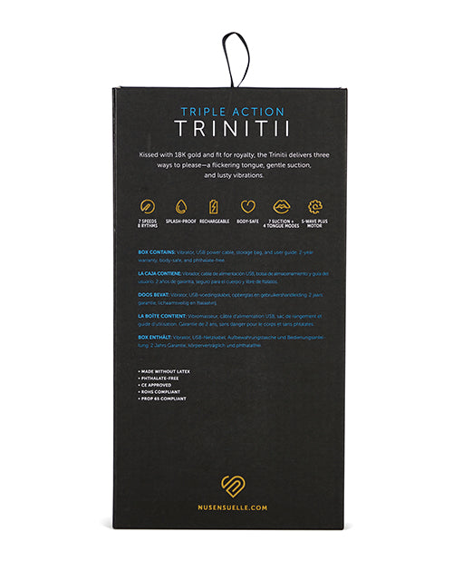 Nu Sensuelle Trinitii Tongue Vibe by Novel Creations Usa INC