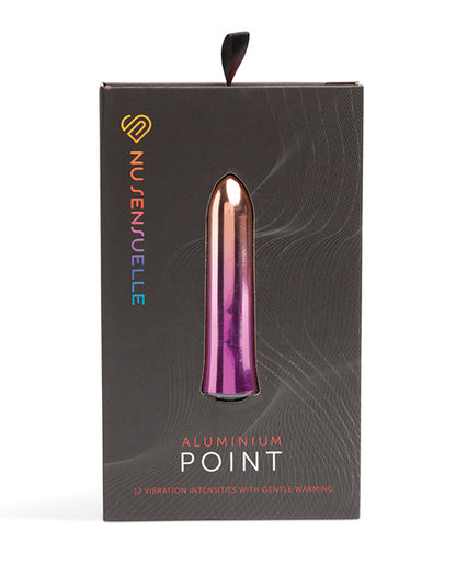 Nu Sensuelle Aluminium Point Rechargeable Bullet - Multicolor by Novel Creations Usa INC
