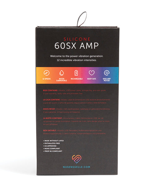 Nu Sensuelle 60sx Amp Silicone Bullet by Novel Creations Usa INC
