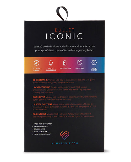 Nu Sensuelle Iconic Bullet by Novel Creations Usa INC