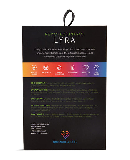 Nu Sensuelle Lyra Remote & App Enabled Panty Vibe by Novel Creations Usa INC