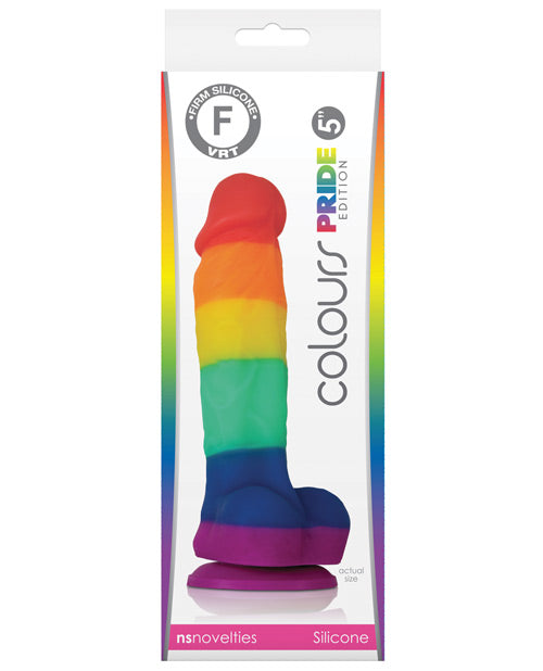 Colours Pride Edition 5" Dong w/Suction Cup by Ns Novelties INC
