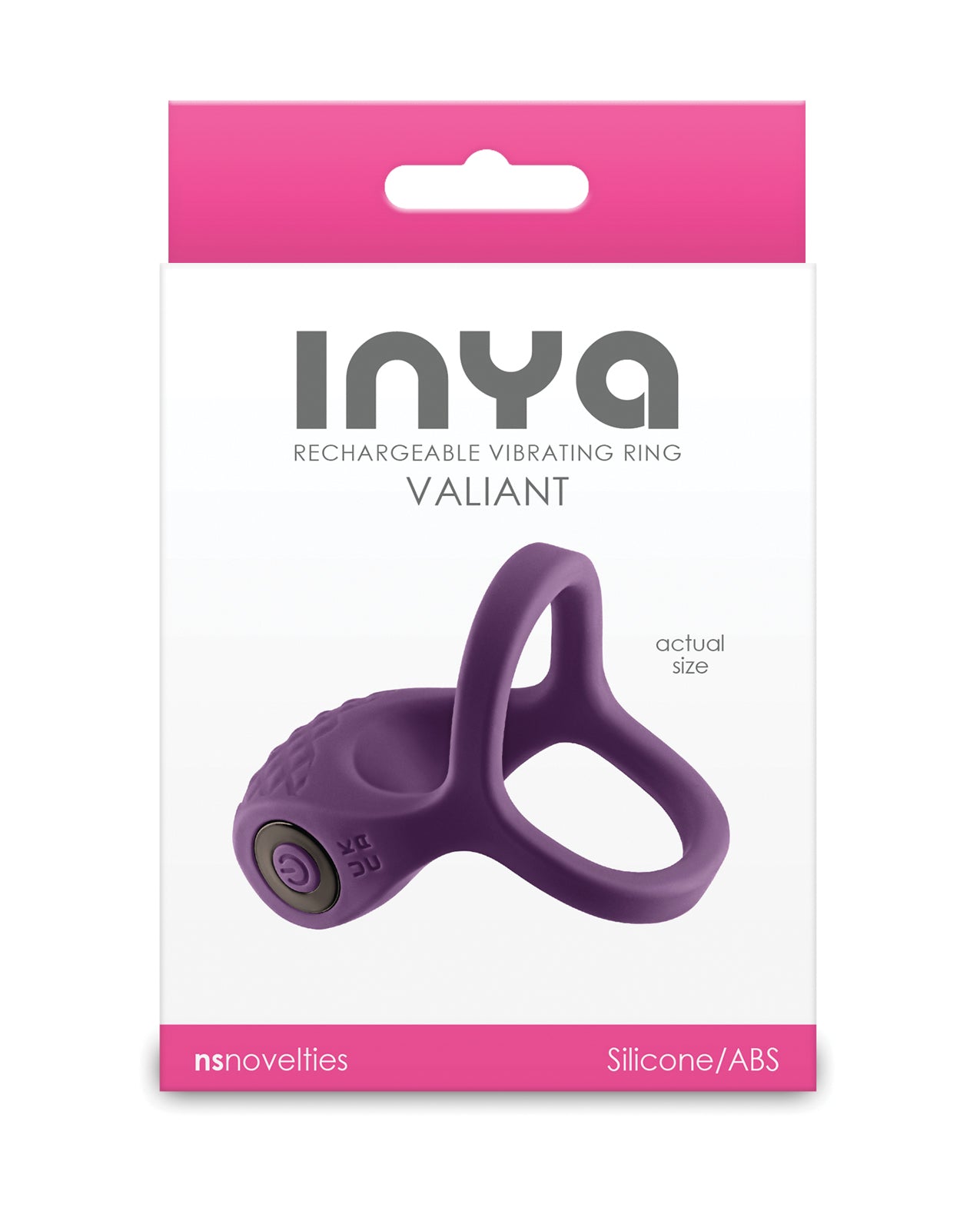 INYA Valiant Cock & Ball Vibe - Berry by Ns Novelties INC