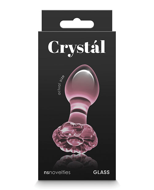 Crystal Flower Butt Plug