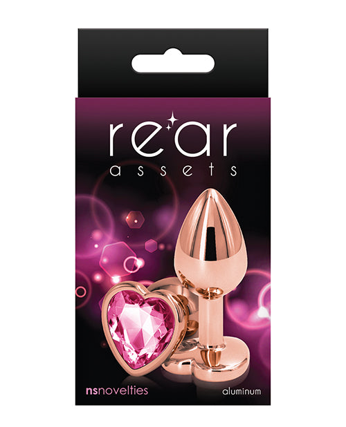 Rear Assets Rose Gold Heart Small