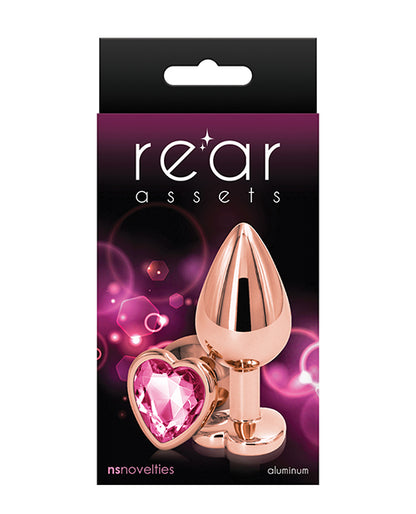 Rear Assets Rose Gold Heart Medium -