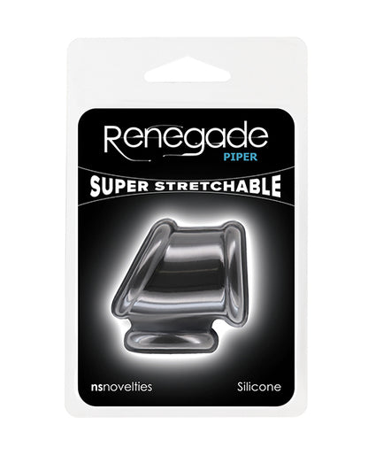 Renegade Piper Cock & Balls Ring - Black by Ns Novelties INC