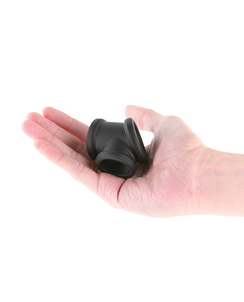 Renegade Piper Cock & Balls Ring - Black by Ns Novelties INC