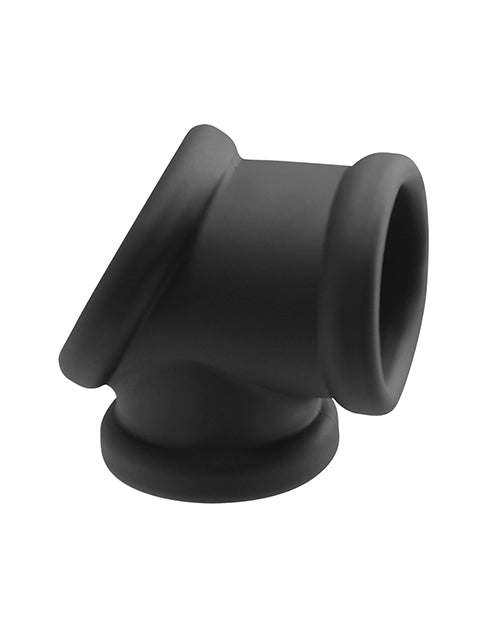 Renegade Piper Cock & Balls Ring - Black by Ns Novelties INC