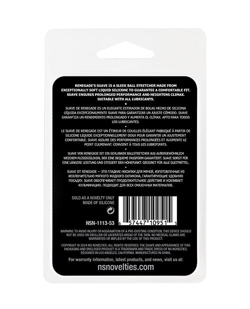 Renegade Suave Ball Stretcher - Black by Ns Novelties INC