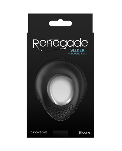 Renegade Slider Vibrating Cock Ring - Black by Ns Novelties INC