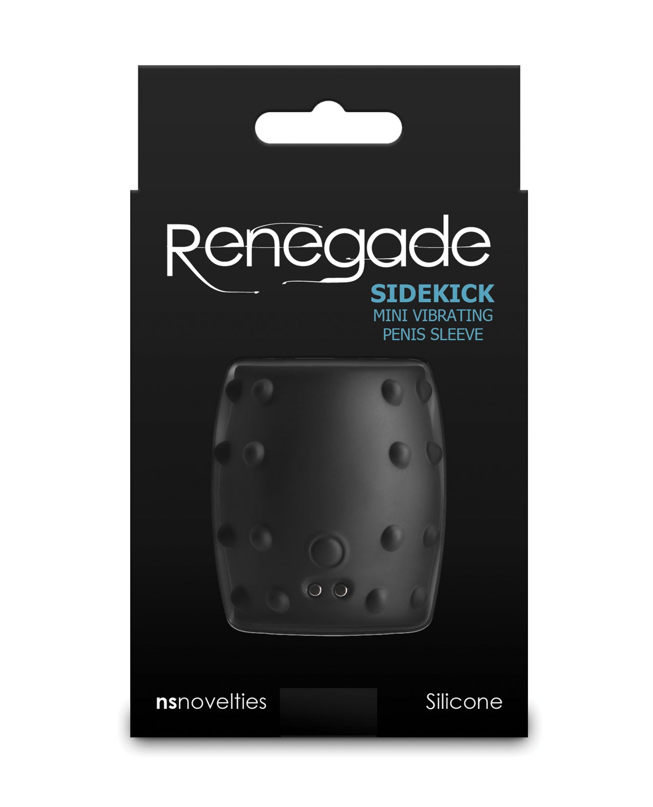 Renegade Sidekick Mini Vibrating Penis Sleeve - Black by Ns Novelties INC