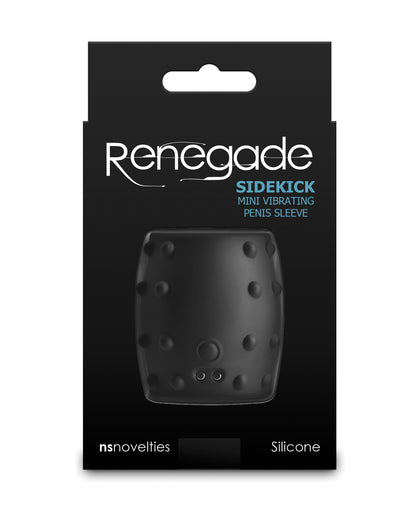 Renegade Sidekick Mini Vibrating Penis Sleeve - Black by Ns Novelties INC