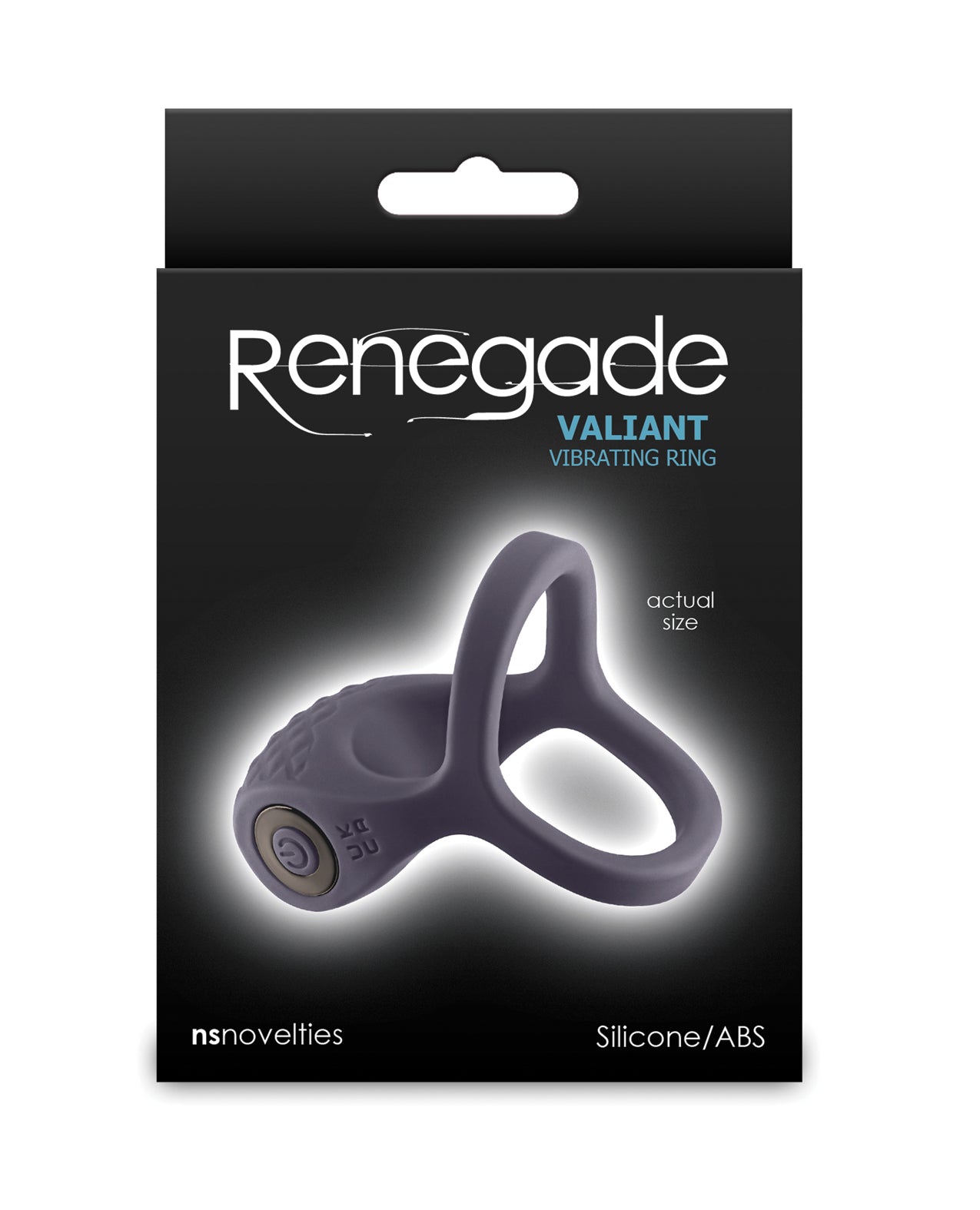 Renegade Valiant Vibrating Cock Ring - Gray by Ns Novelties INC