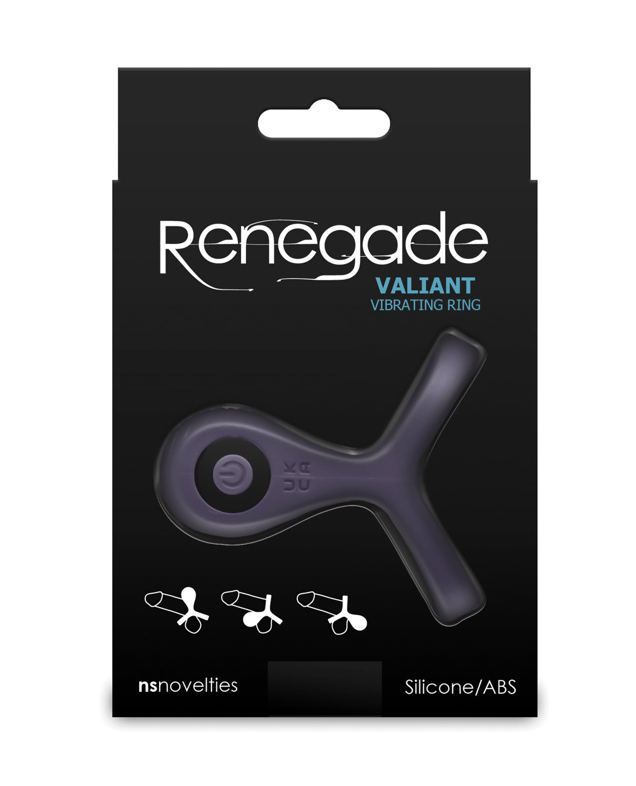 Renegade Valiant Vibrating Cock Ring - Gray by Ns Novelties INC