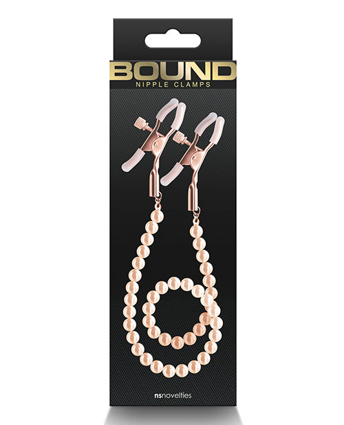 Bound Nipple Clamps - Rose Gold