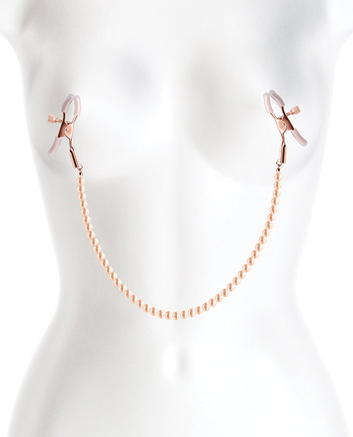 Bound Nipple Clamps - Rose Gold