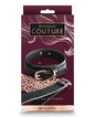 Bondage Couture Collar & Leash - Black by Ns Novelties INC