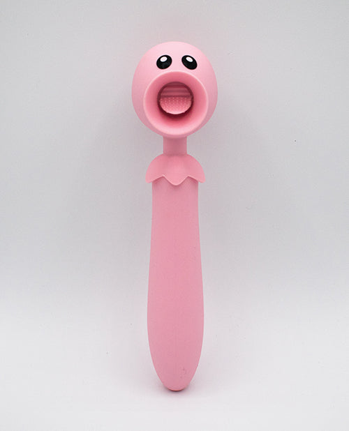 Natalie's Toy Box Lick n' Stick Clit Flicker & G-Spot Vibe - Pink by Like A Kitten