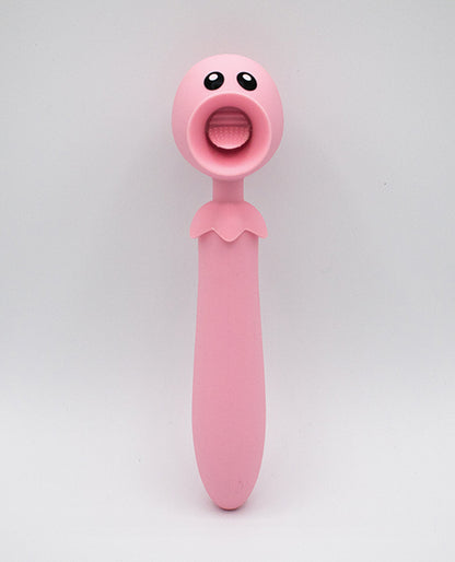 Natalie's Toy Box Lick n' Stick Clit Flicker & G-Spot Vibe - Pink by Like A Kitten