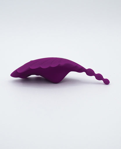 Natalie's Toy Box Shell Yeah! Remote Controlled Wearable Panty Vibrator - Purple