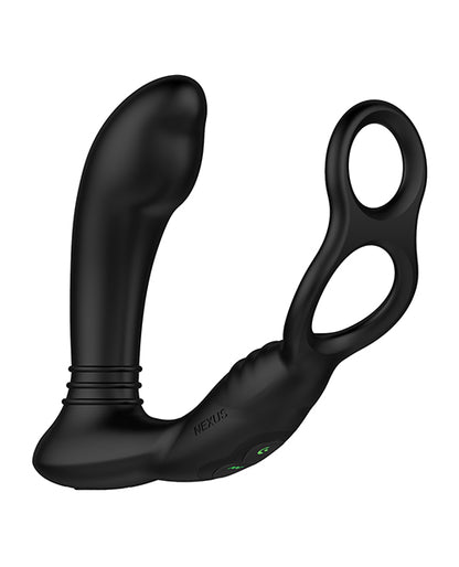 Nexus Simul8 Dual Anal & Perineum Cock & Ball - Black