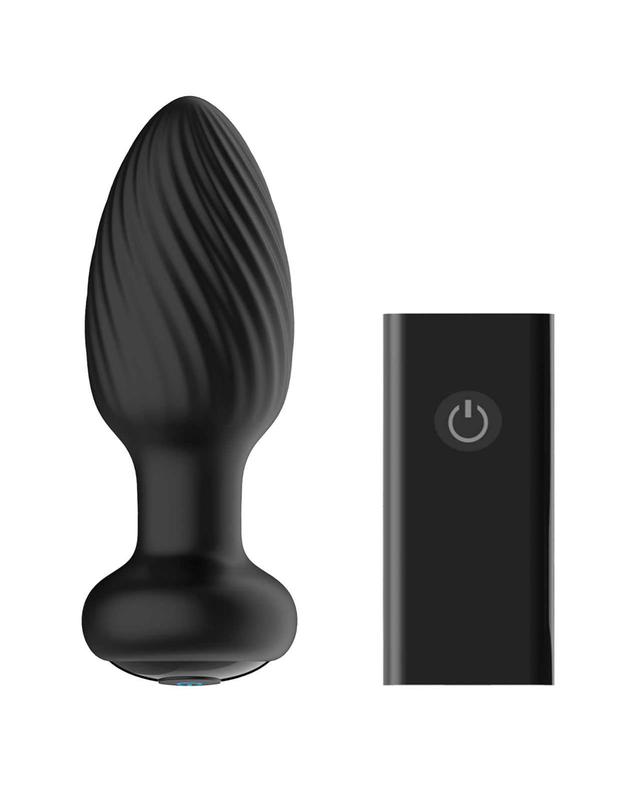 Nexus Tornado Rotating & Vibrating Medium Butt Plug w/Remote - Black