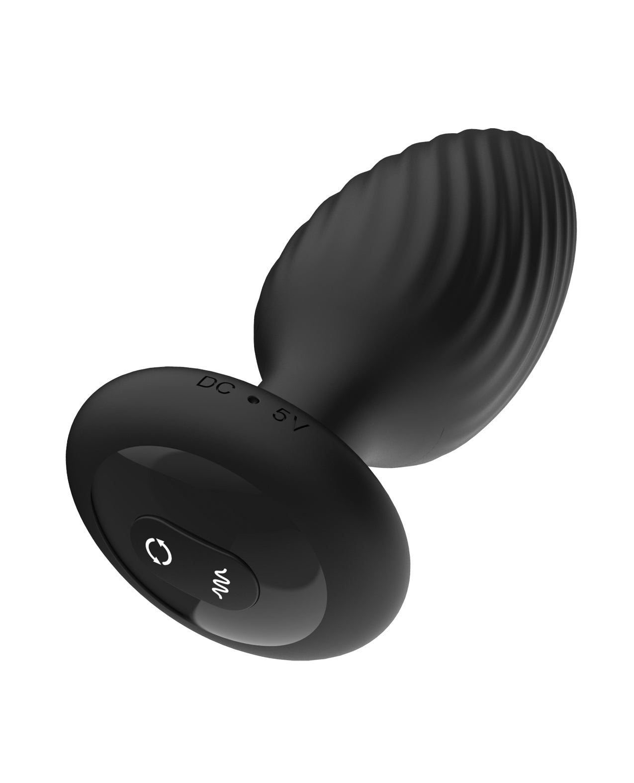 Nexus Tornado Rotating & Vibrating Medium Butt Plug w/Remote - Black